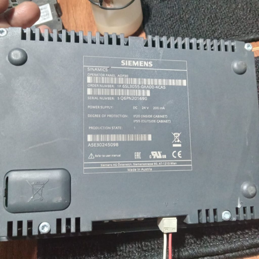 monitor/HMI Siemens 7inci ORI normal