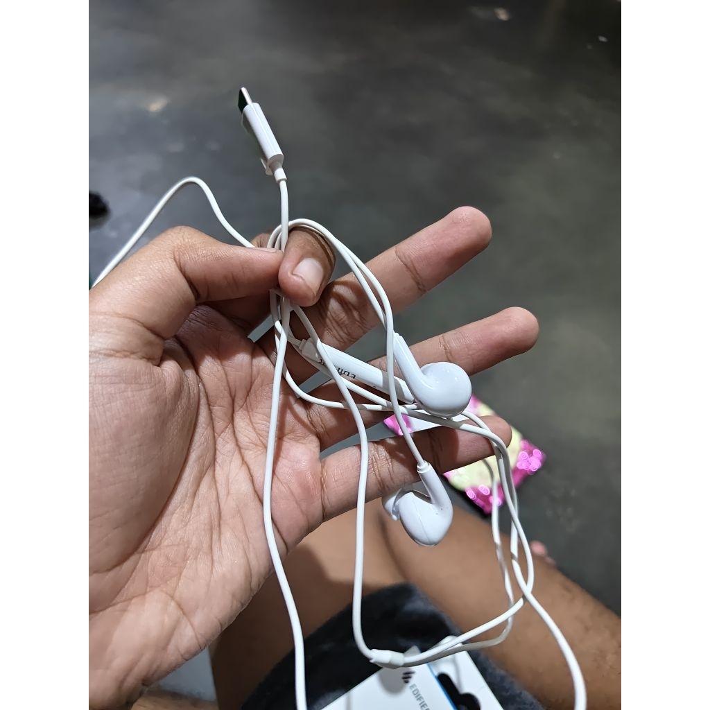 Edifier P230 Type C Earphone baru 1 hari