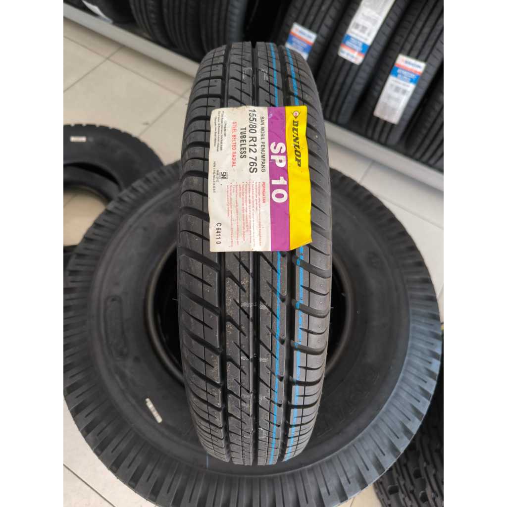 155 80 R12 Ban Dunlop SP10 155/80 R12 Ban Mobil Carry extra Hijet