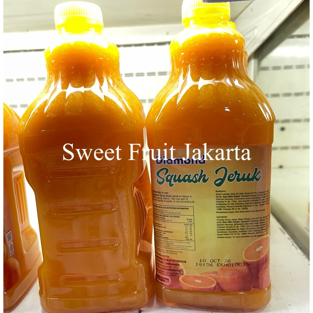 Diamond Squash Jeruk 2L / Diamon Jus Jeruk Asli Diamond