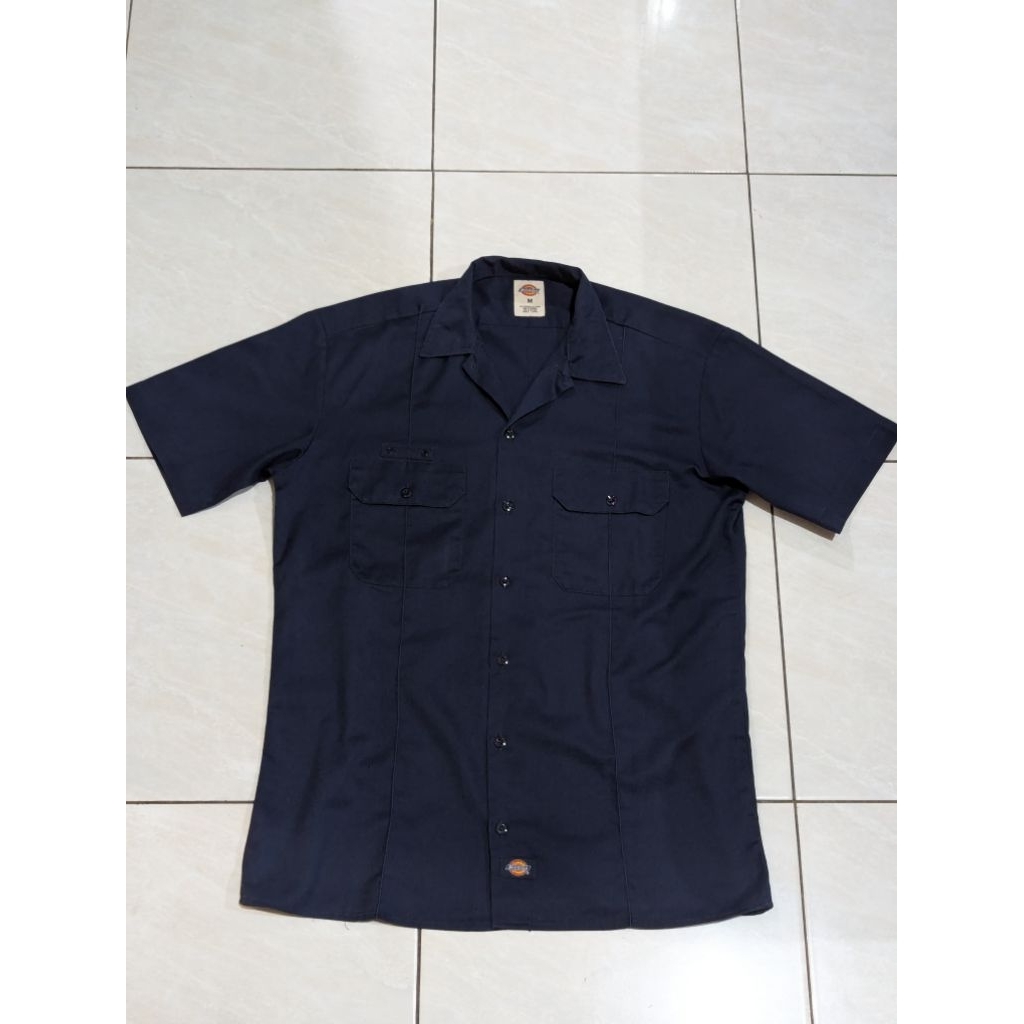 workshirt dickies biru navy