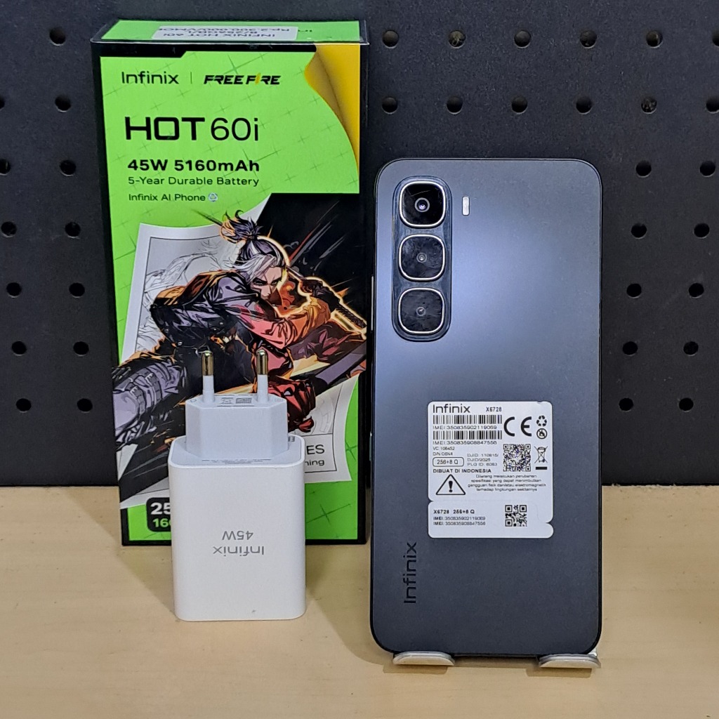 infinix hot 60i 8/256gb second fullset