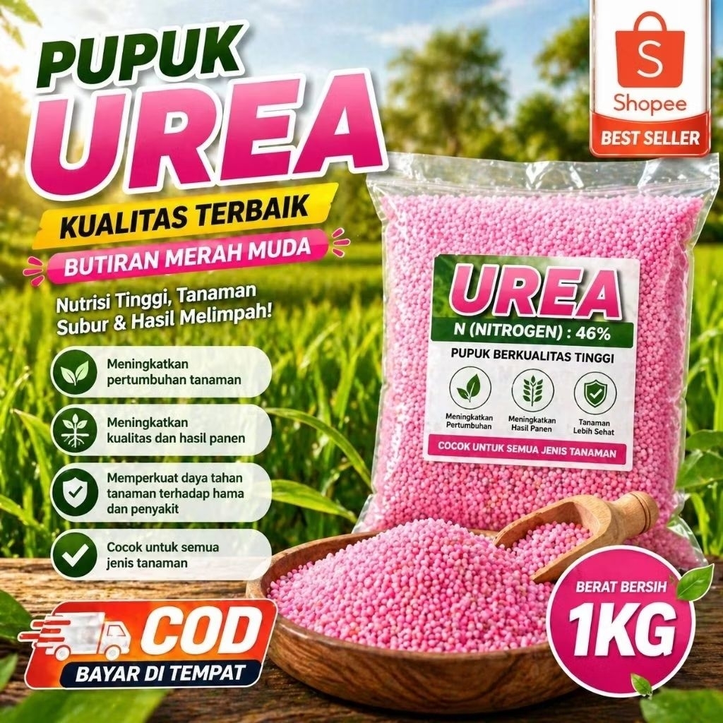 Pupuk Urea kemasan 1kg/Pupuk urea Asli