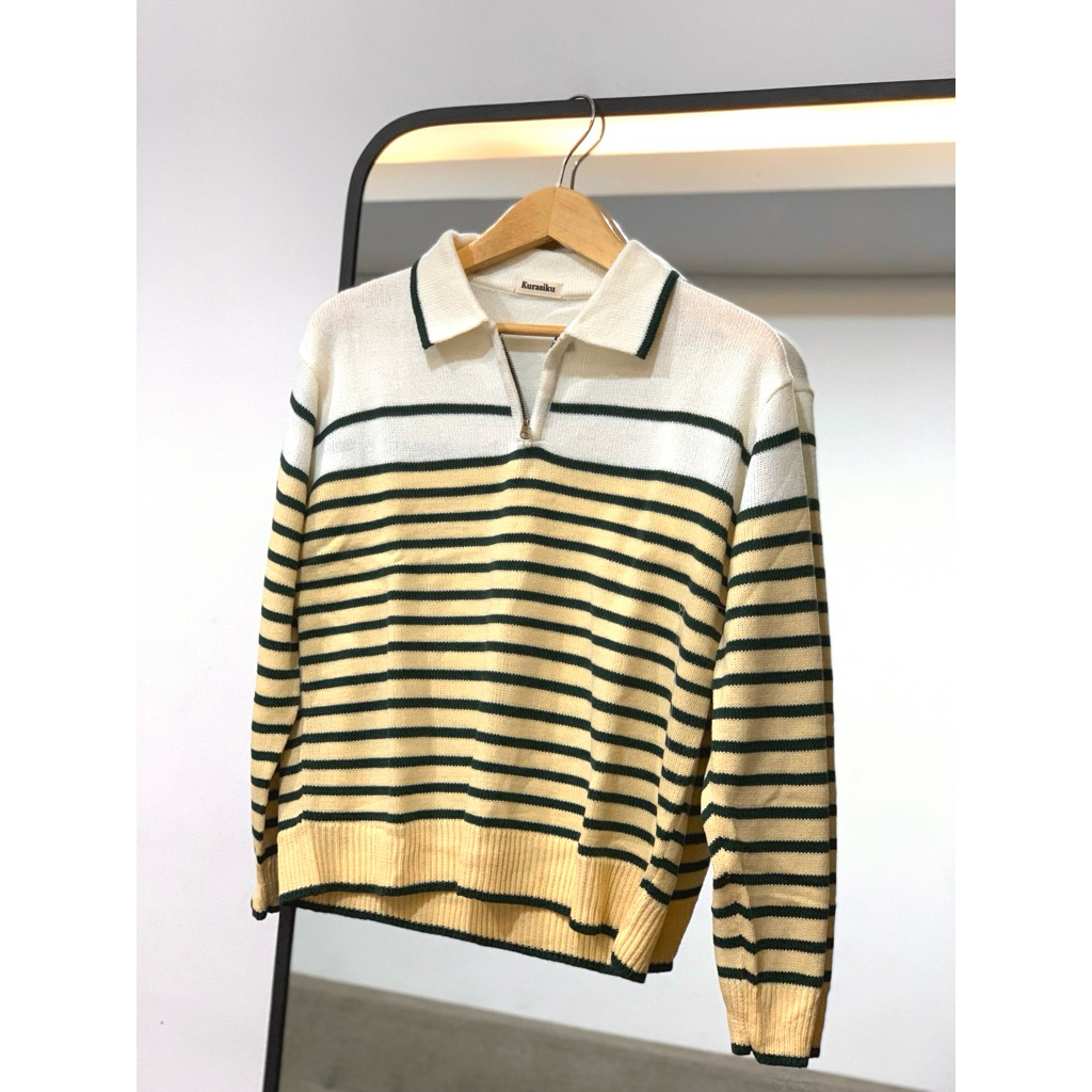 Polo Knit Half Zipper Rowan