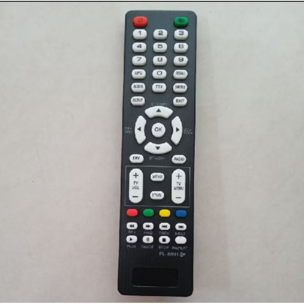Remote TUNER TV Digital WCOM / Remote Tunner Mesin TV8891