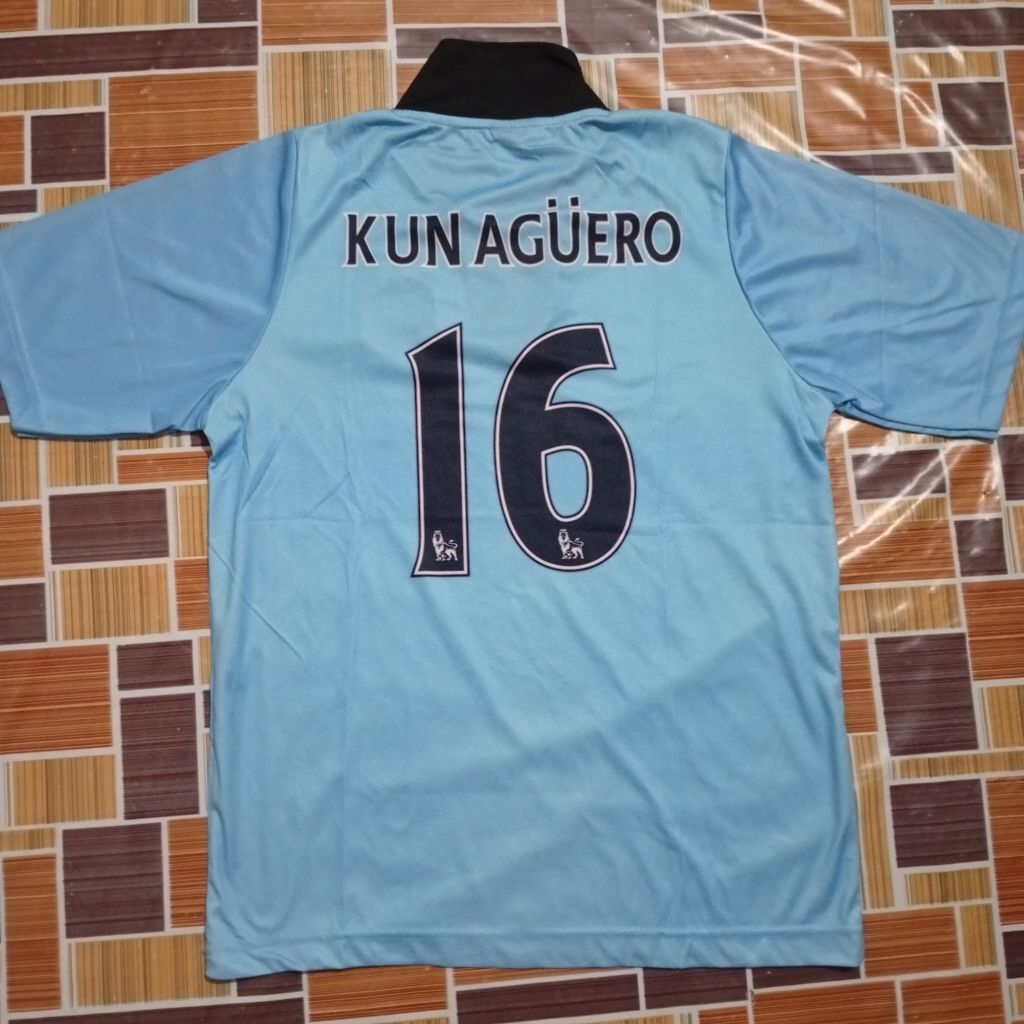 Jersey Retro Aguero Manchester City 2012/13 Multisport
