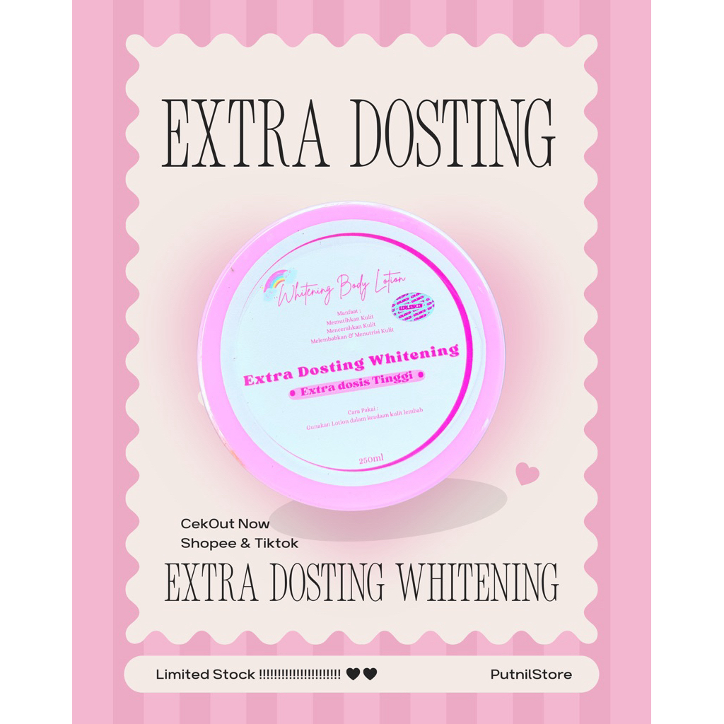 EXTRA DOSTING WHITENING 250ML (RESELLER PINRANG)