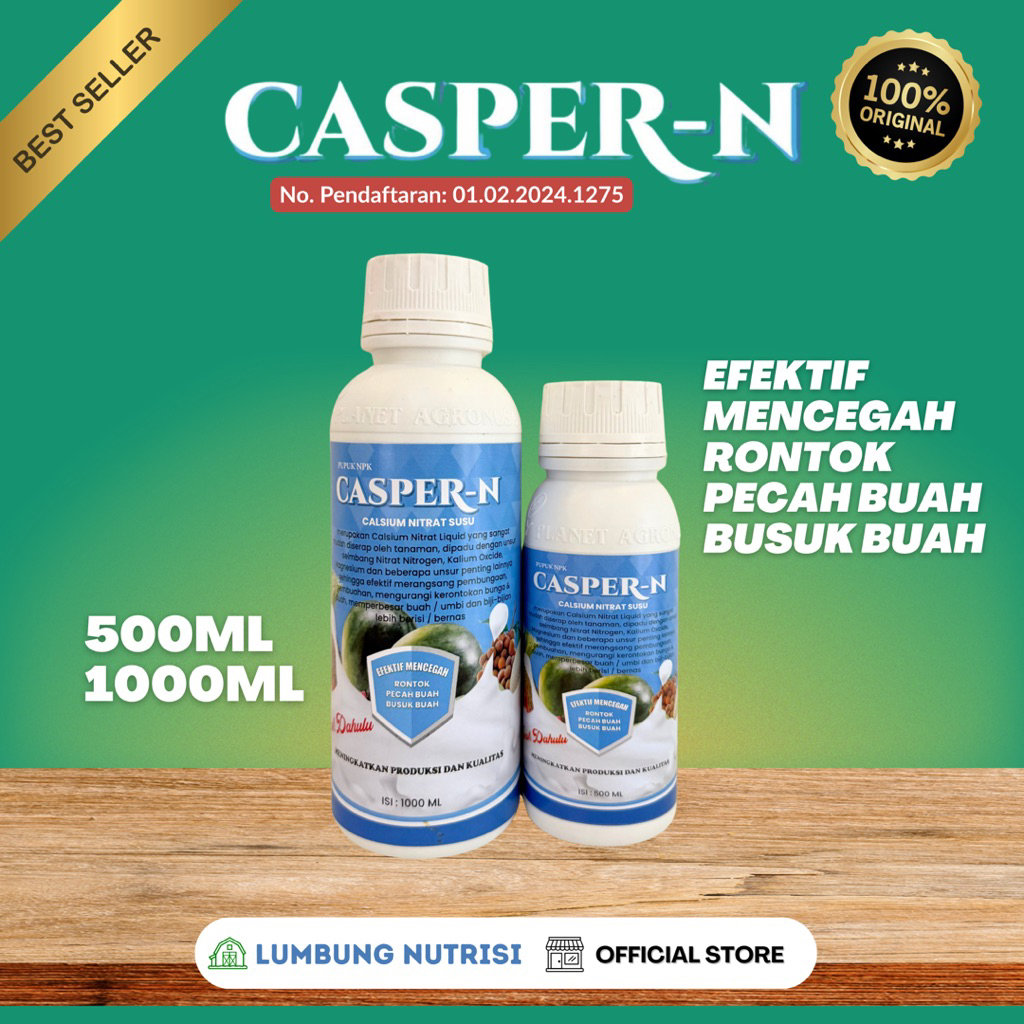 PUPUK NPK CASPER-N CALSIUM NITRAT SUSU 500ml & 1000ml
