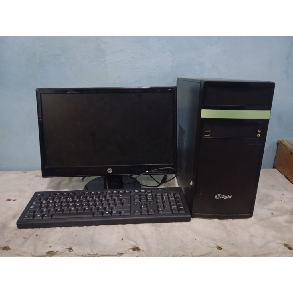 PAKET PC SIAP PAKAI Intel Core i5 Ram 8Gb Hardisk 500Gb Monitor 19" WIFI Windows 10