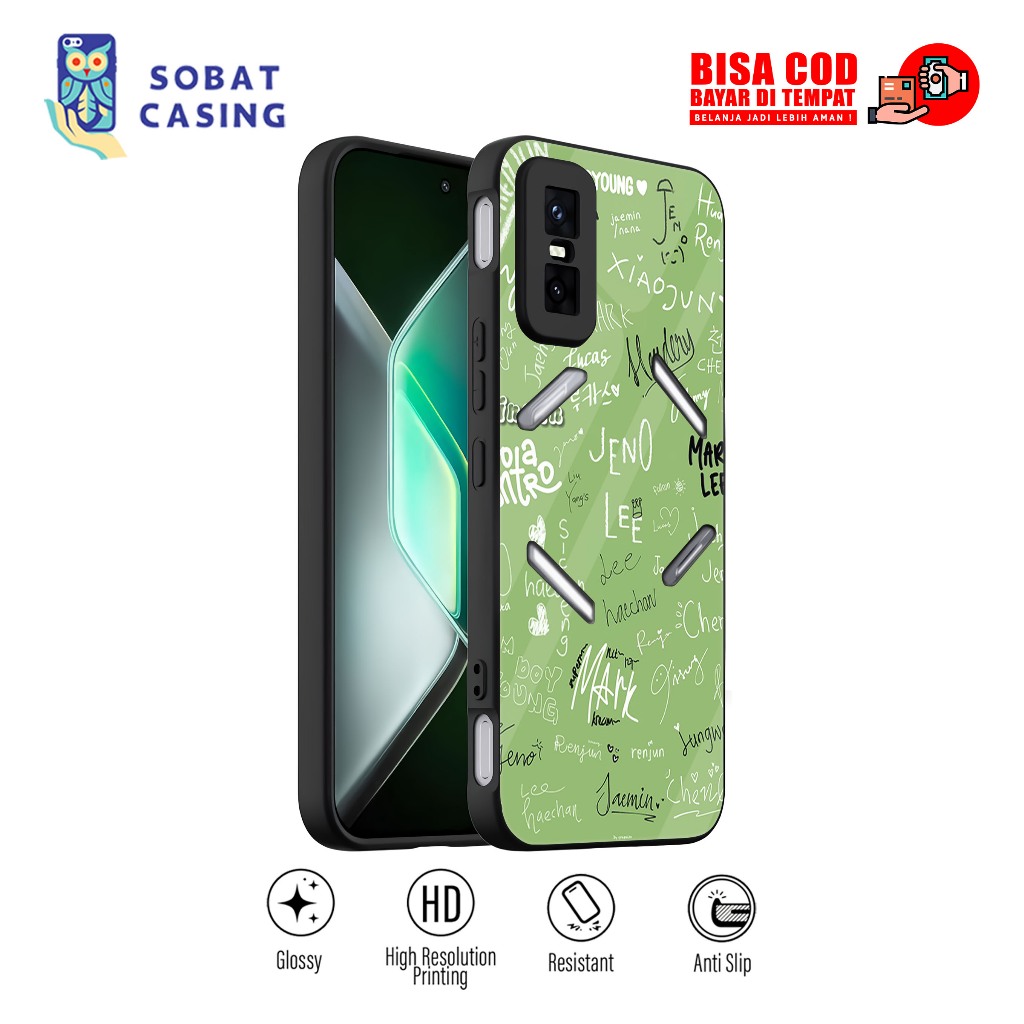Casing Kilau Softcase INFINIX GT 30 | GT 30 PRO 5G Case Glossy Sublime [SL28 NCT]
