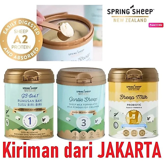 700g Susu Spring Sheep New Zealand Gentle Sheep Probiotic Family bukan nature one organic Bellamys k