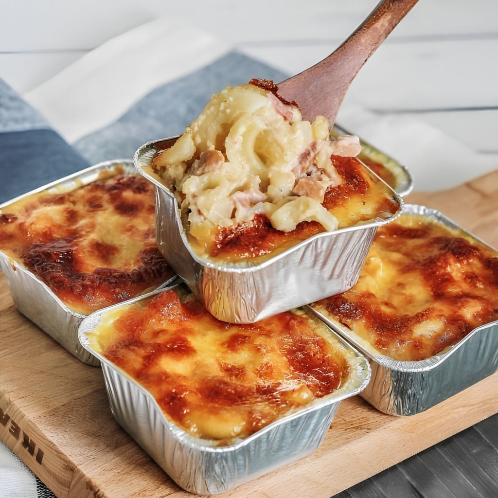 Macaroni Schotel Isi 3 pcs | Schotel Keju Creamy Gurih Frozen Siap Panggang