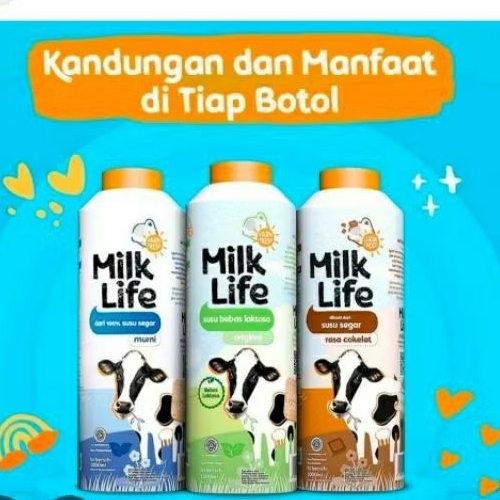 Susu Milk Life 1 Liter Dus isi 12
