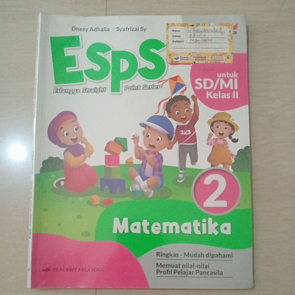 ESPS Matematika 2 SD (BEKAS)
