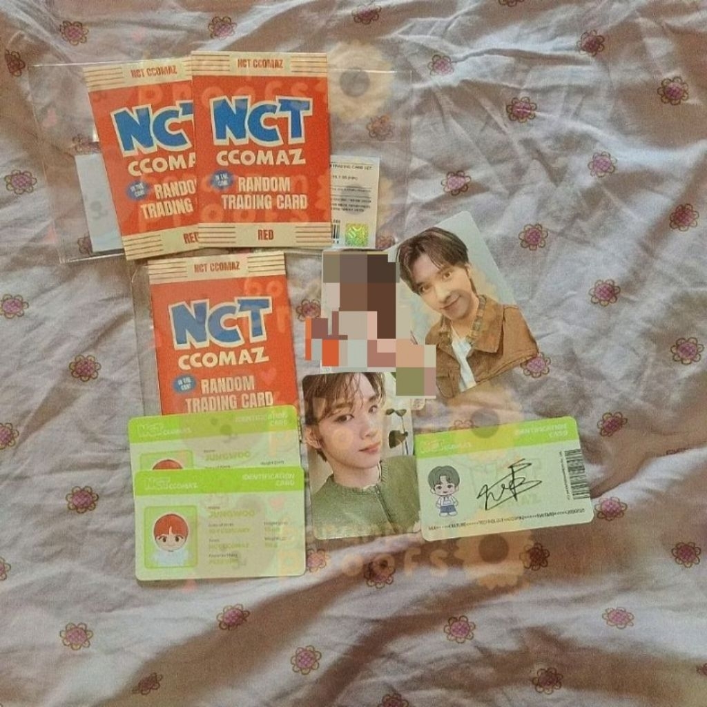 Unsealed Trading Card Ccomaz Nct Merch Diary - Ccomaz Red Version Selca Hendery, Ccomaz Red Version 