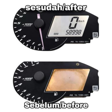Polarizer LCD Speedometer Vixion NVL/NVA [ Solusi Sunburn ]