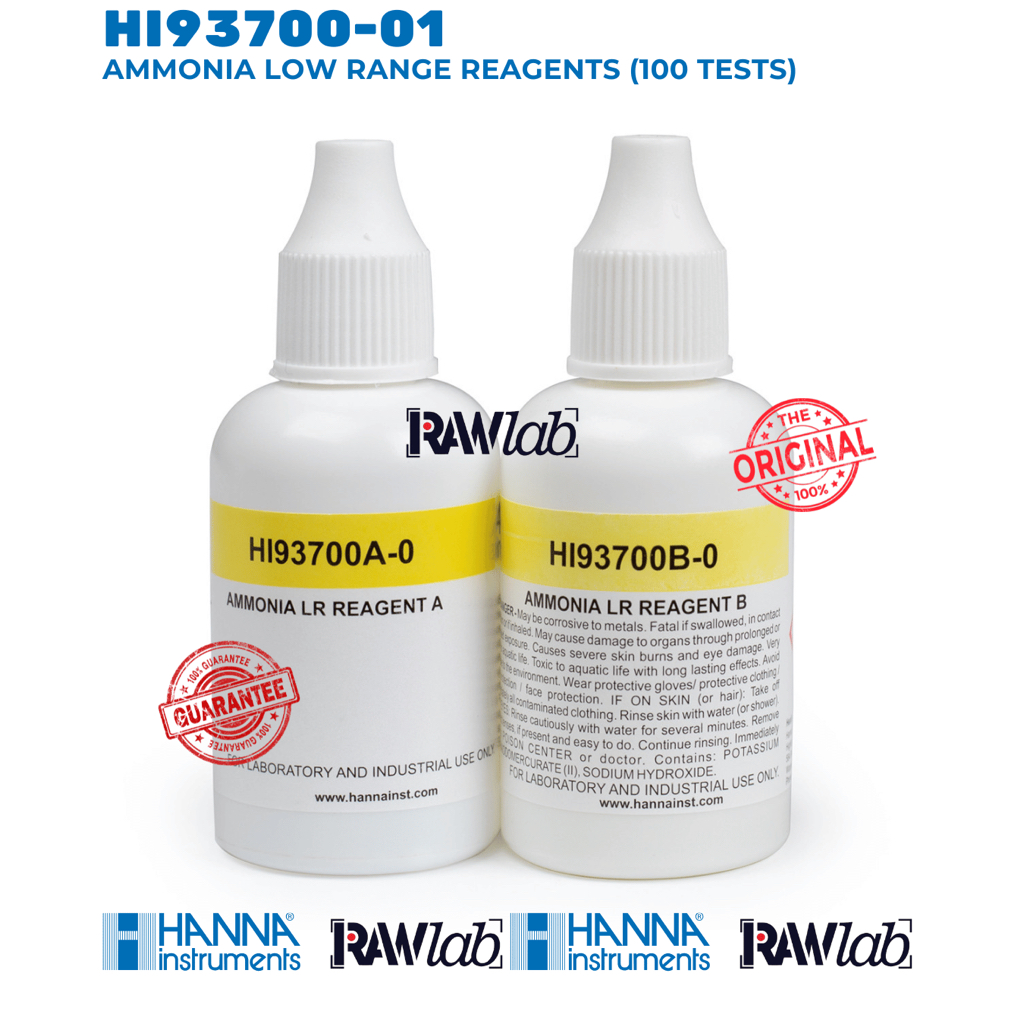 HI93700-01 Ammonia Low Range Reagents (100 tests) Hanna Instruments