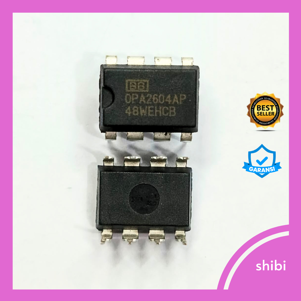 OPA2604AP GARANSI OPA2604 2604 Dip-8 IC Low Noise Dual Channel Op Amplifier