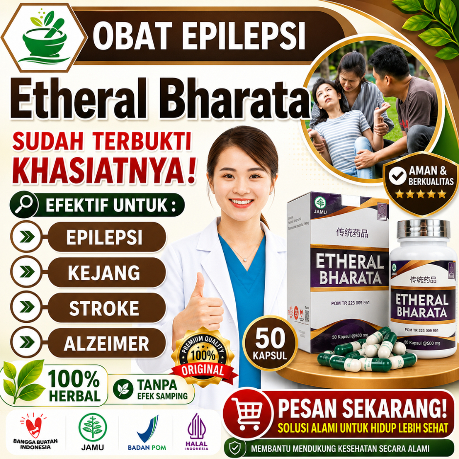 Obat Epilepsi Herbal Epilepsi - Obat Kejang Kejang - Obat Ayan - Etheral Bharata