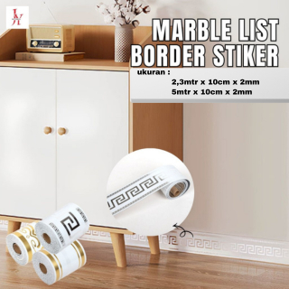 LIST BORDER STICKER DINDING ROLL WALLPAPER LIST DINDING