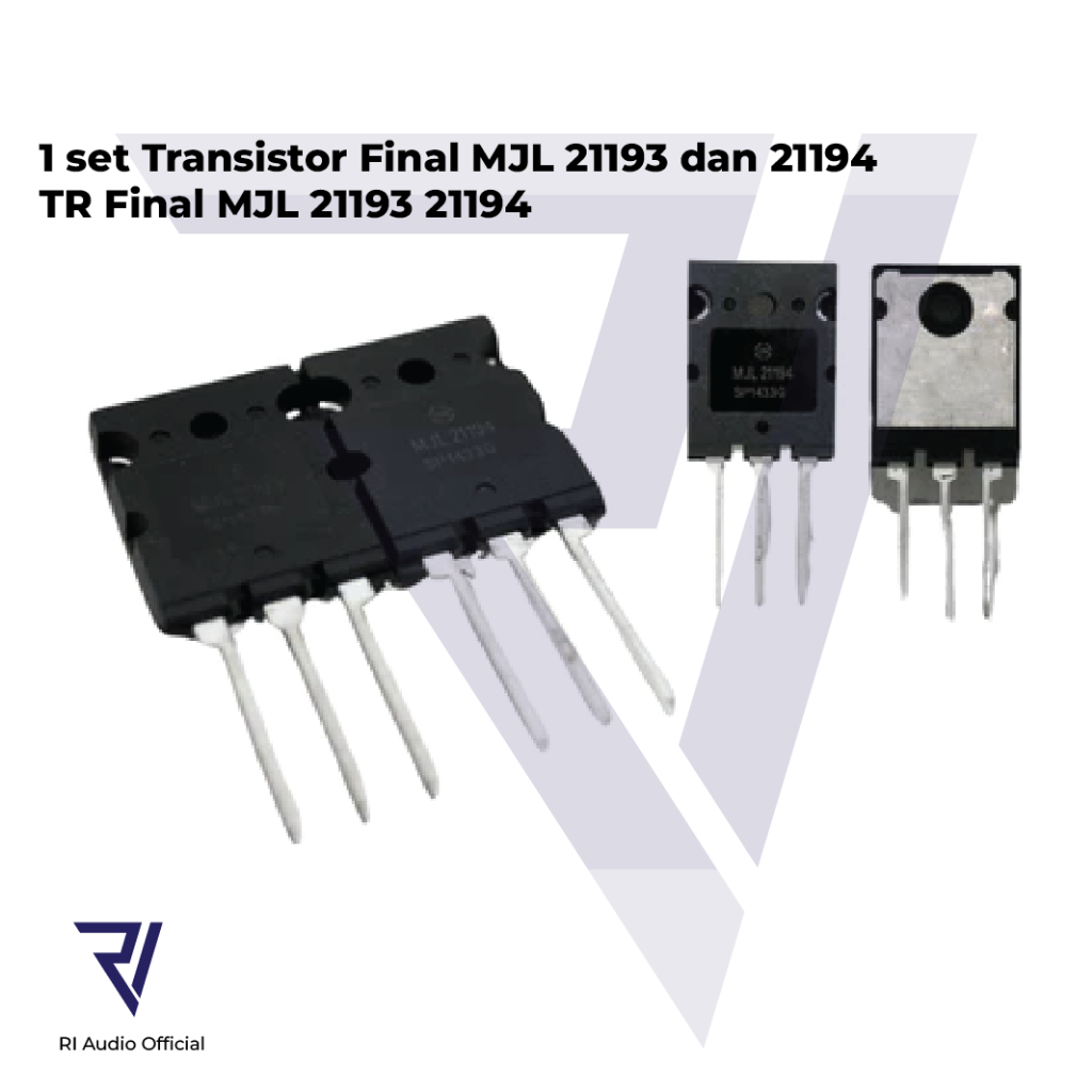 1 set Transistor Final MJL 21193 dan 21194 TR Final MJL 21193 21194