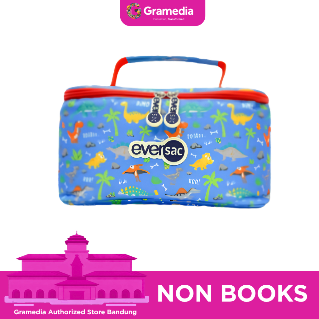 Gramedia Bandung - Eversac Lunch Bag Kinder Dinosaurus