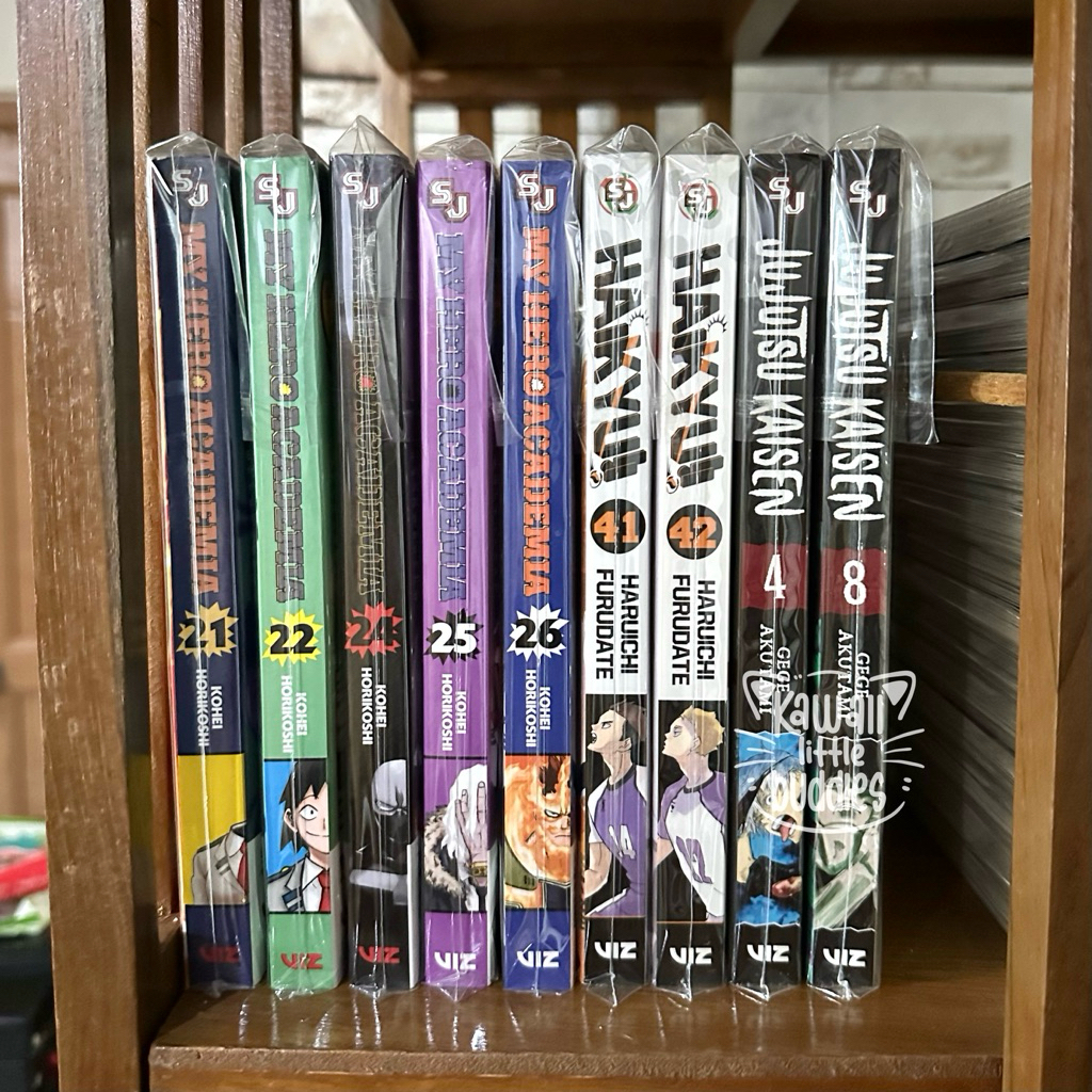 Preloved Manga Komik Bekas English JJK MHA Haikyuu