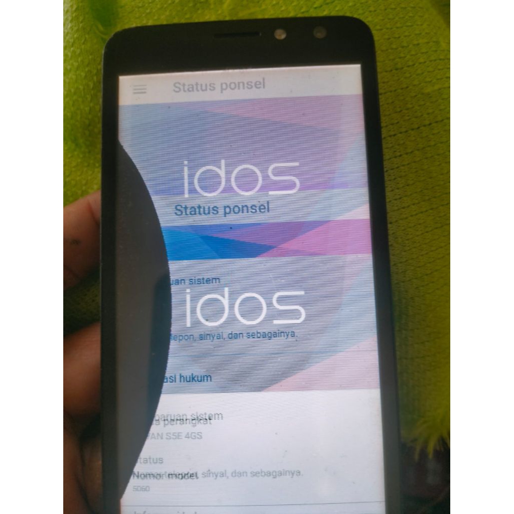 mesin Advan S5E 4gs minus lcd