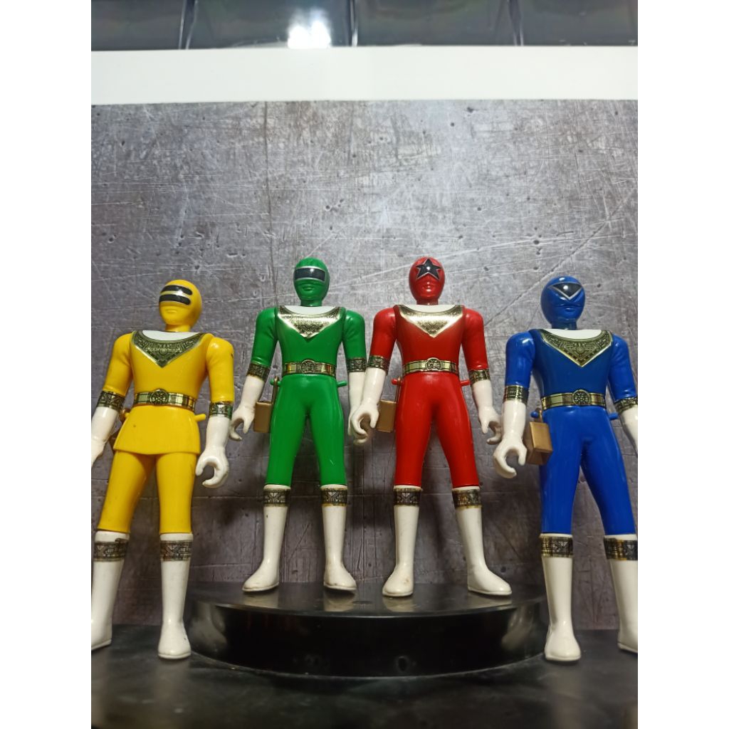 Figure Super Sentai Power Rangers Character Oh Ranger Zeo Ranger Set