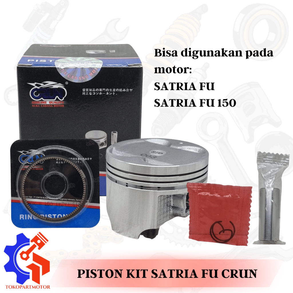 PISTON KIT SEHER KIT PISTON RING SATRIA FU / SATRIA FU 150 CRUN