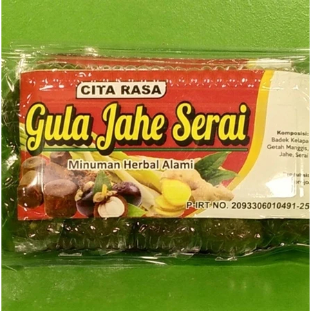 minuman gula jahe - gula jahe serai - gula jawa jahe merah