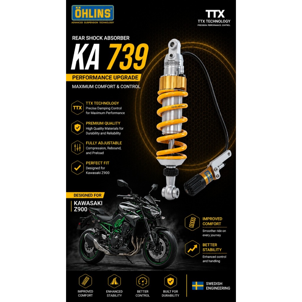 Shock Ohlins Kawasaki Z900 / Z900RS - KA739