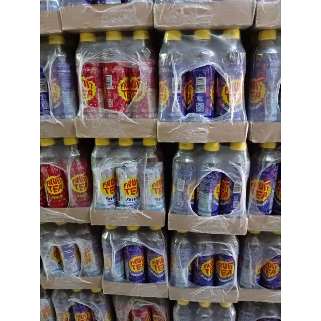 Fruit Tea 1 dus isi 12 botol 350ml produksi sosro fruit tea botol/ Pet