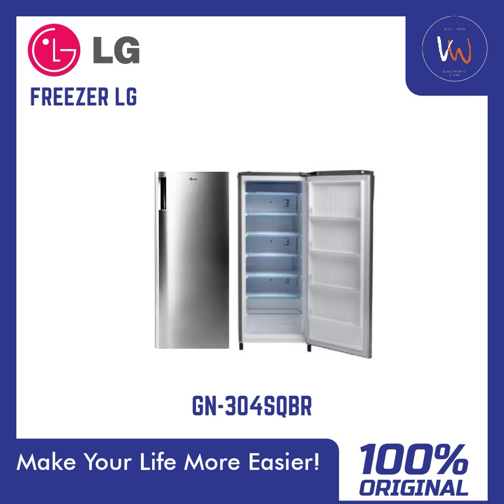 Freezer Kulkas Inverter LG GN-INV304SQBR / Freezer Es / Untuk Es