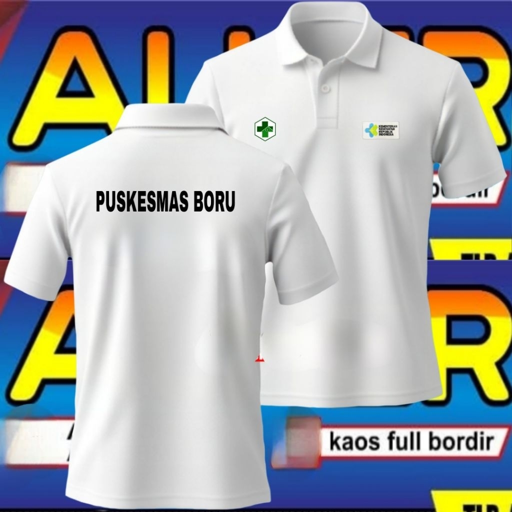 Kaos puskesmas Kaos Kemenkes polo shirt puskesmas baju kerah puskesmas baju Puskesmas baju Kemenkes 