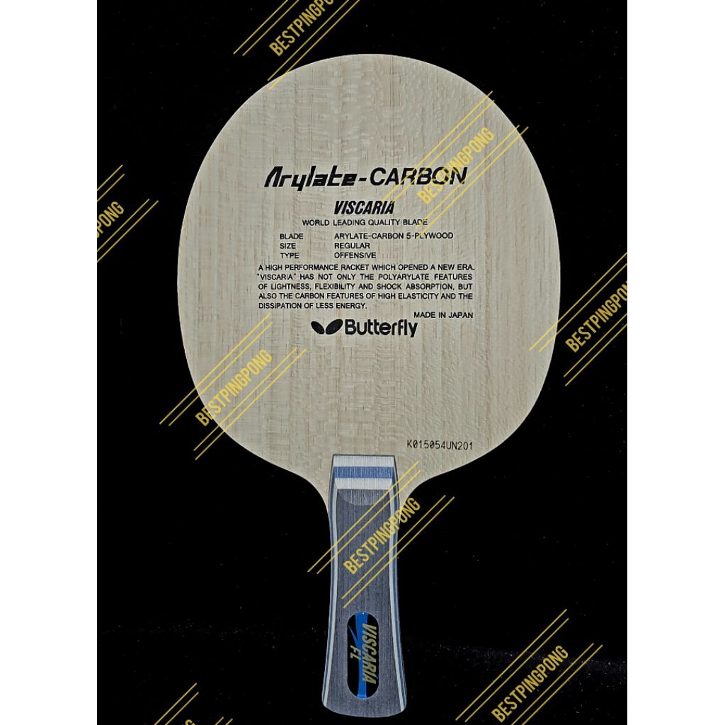 Viscaria ALC Handle FL fishscale Bet pingpong BUTTERFLY ORIGINAL
