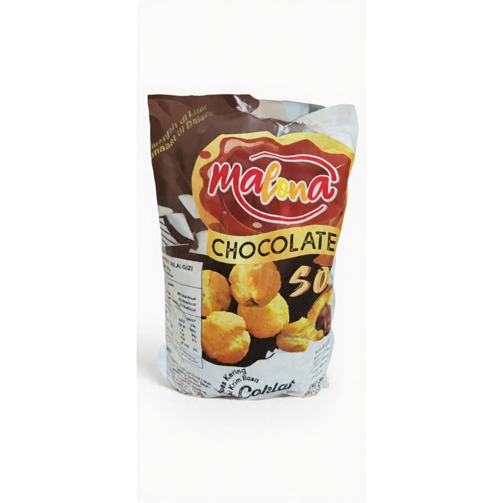 Malona soes coklat 500gr/ kue soes/ cemilan