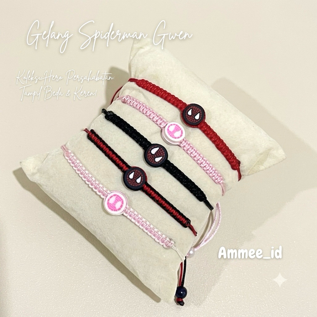 GELANG SERUT SPIDERMAN ~ GWEN | GELANG COUPLE SPIDERMAN