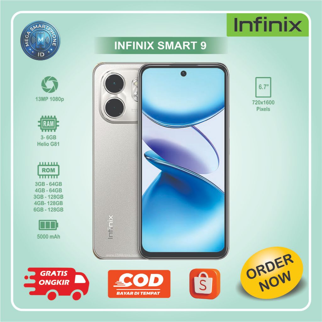 Infinix Smart 9 | HP second batangan