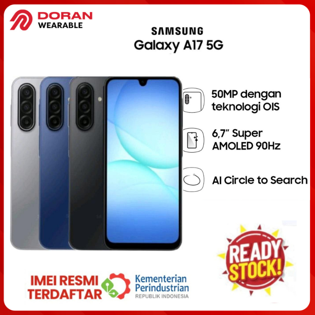 Samsung Galaxy A17 5G 8/256GB Super AMOLED Exynos 1330 - Garansi Resmi