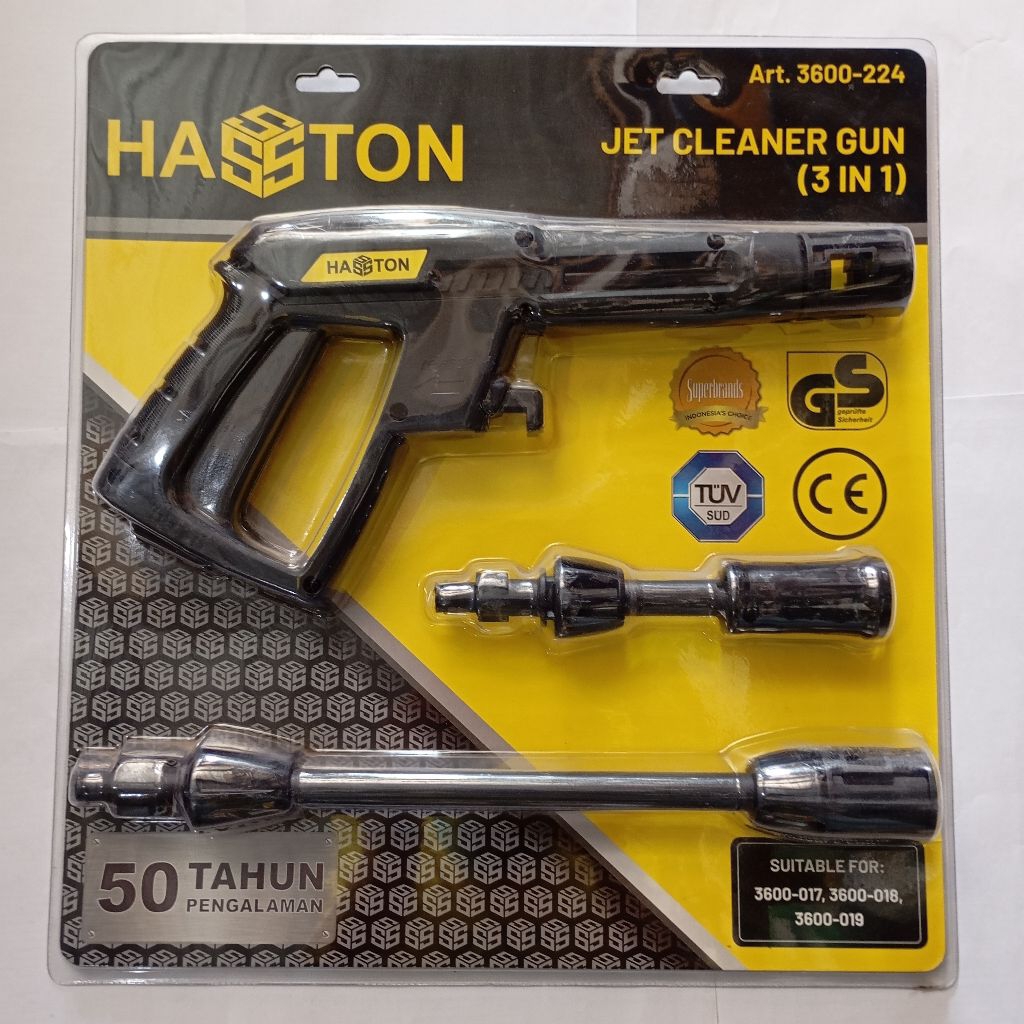 Hasston 3600-224 Gun Jet Cleaner 3 in 1 Alat Semprot Jet Cleaner Set