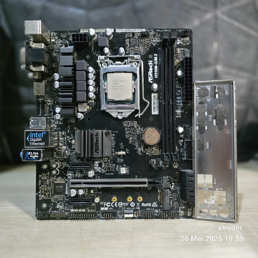 MOTHERBOARD H310M / H310 & PROCESSOR i7 8700 INTEL LGA 1151 V2 GEN 8  COFFEE LAKE SUPPORT RAM DDR4