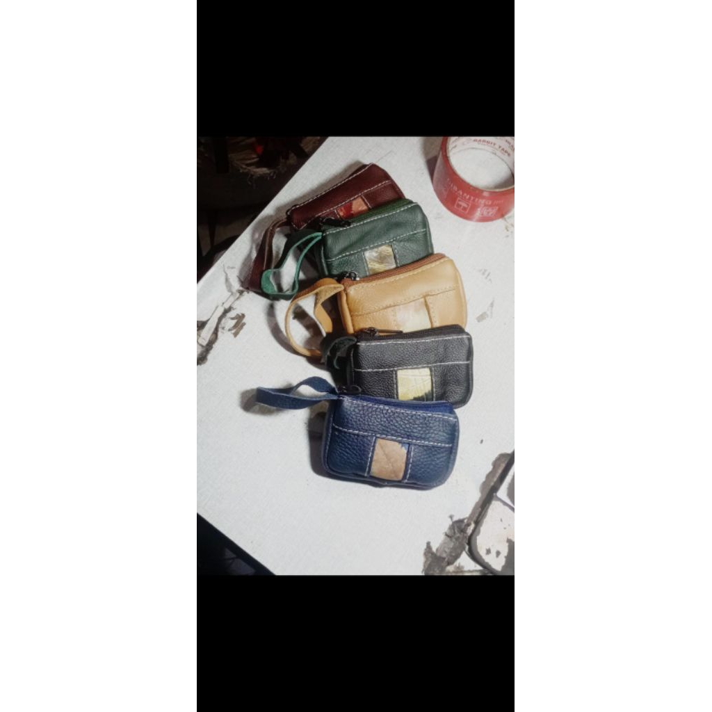Dompet papirut koin //dompet koin kulit terbaru /dompet koin kulit sapi asli