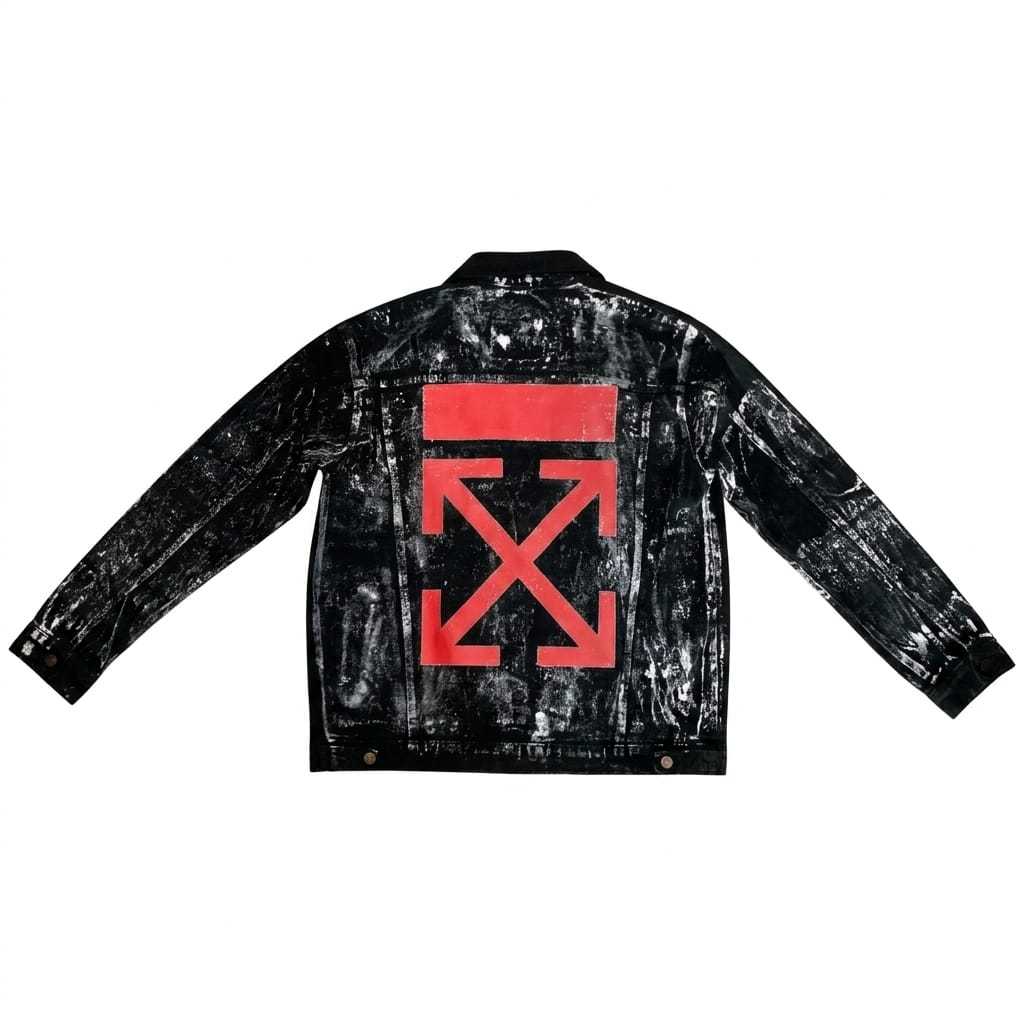 Jaket Jeans OW Washed Streetwear Satu Mana Cukup