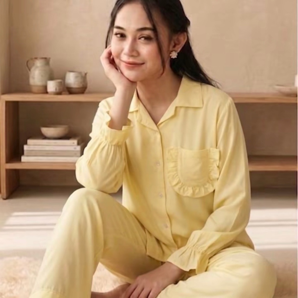 SELVI PIYAMA BY MAEZULA, nyaman lengan panjang