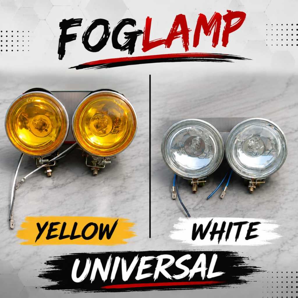 Lampu tembak bulat lampu sorot bulat foglamp universal