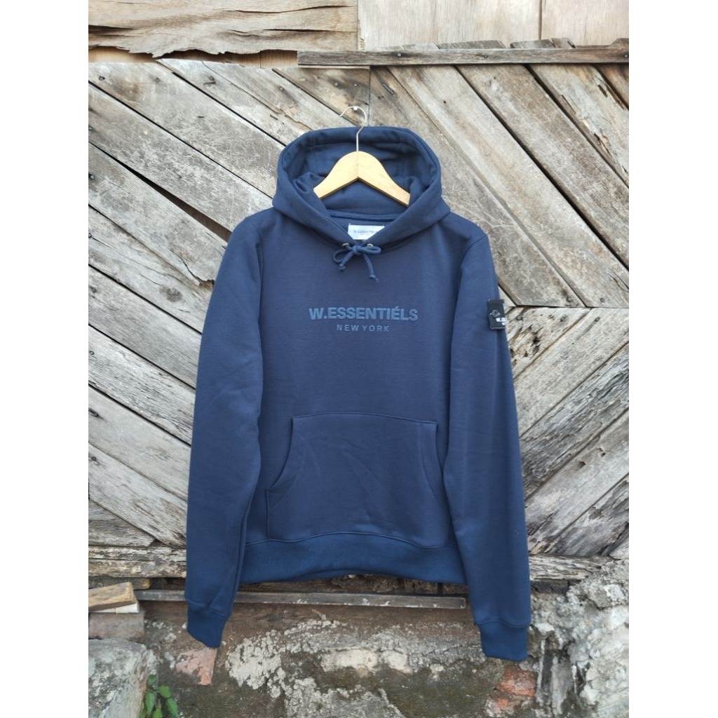 Hoodie W.essentiels Full Navy Original ( Size S )
