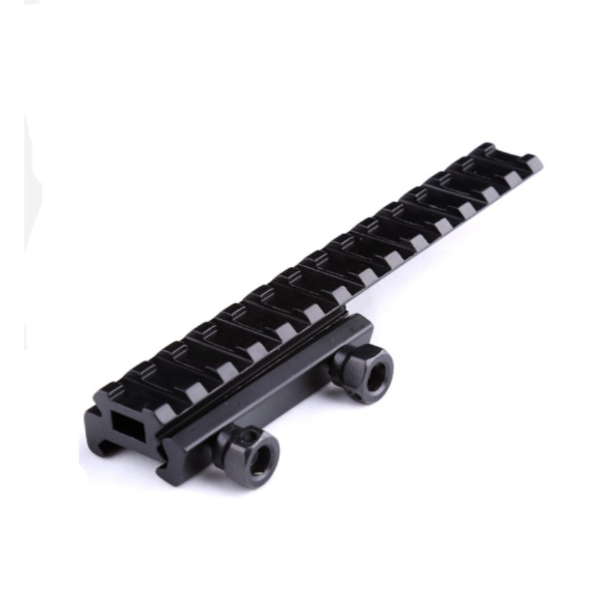 Converter adapter mounting rail teleskop 22 ke 22 Riser Mount Scope Peninggi Picatinny Rel Raiser