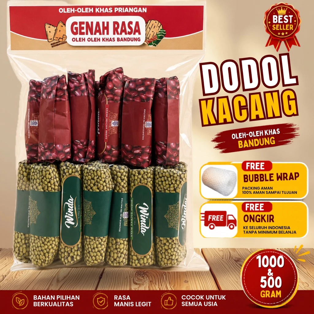Dodol Garut Kacang Campur 500 g & 1 kg