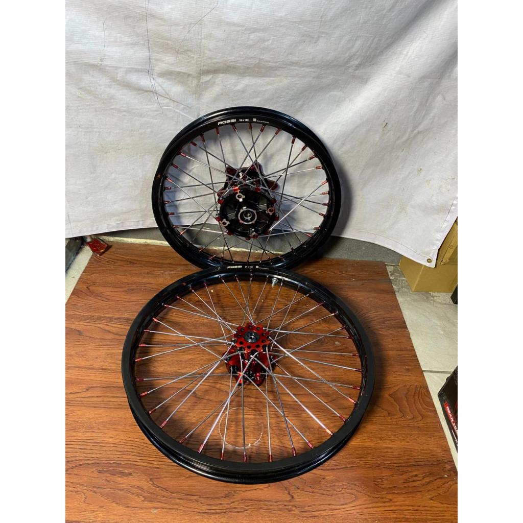 Velg Set Roda CRF 150L  Ring 18/21 Paket Velg Trabas/Trails CRF Tanpa Ban